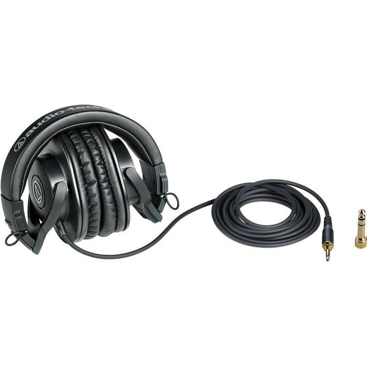 Audio Technica ATH-M30X Closed-Back Monitoring Headphones
