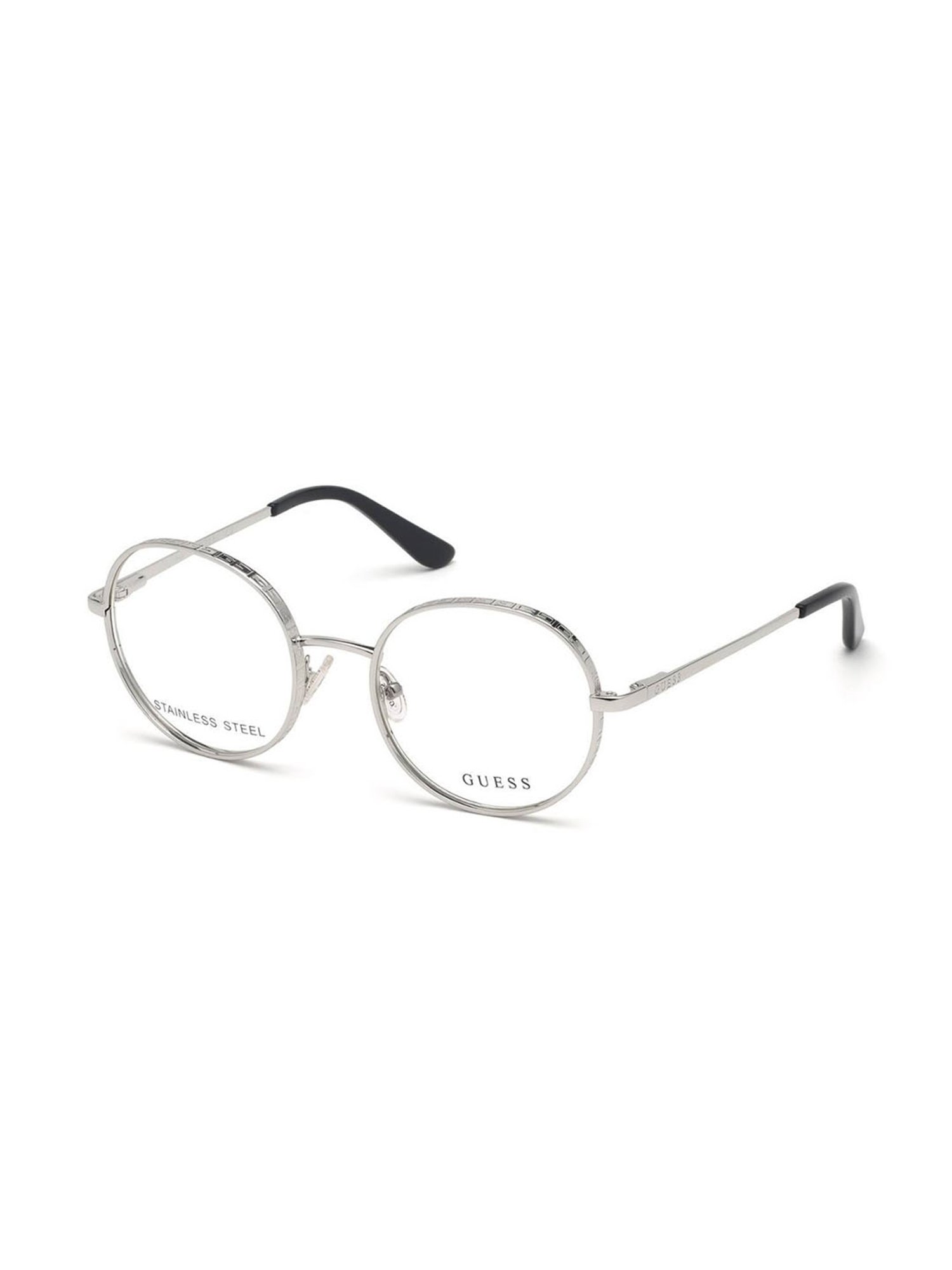 Guess Silver Round Eye Frames for Women