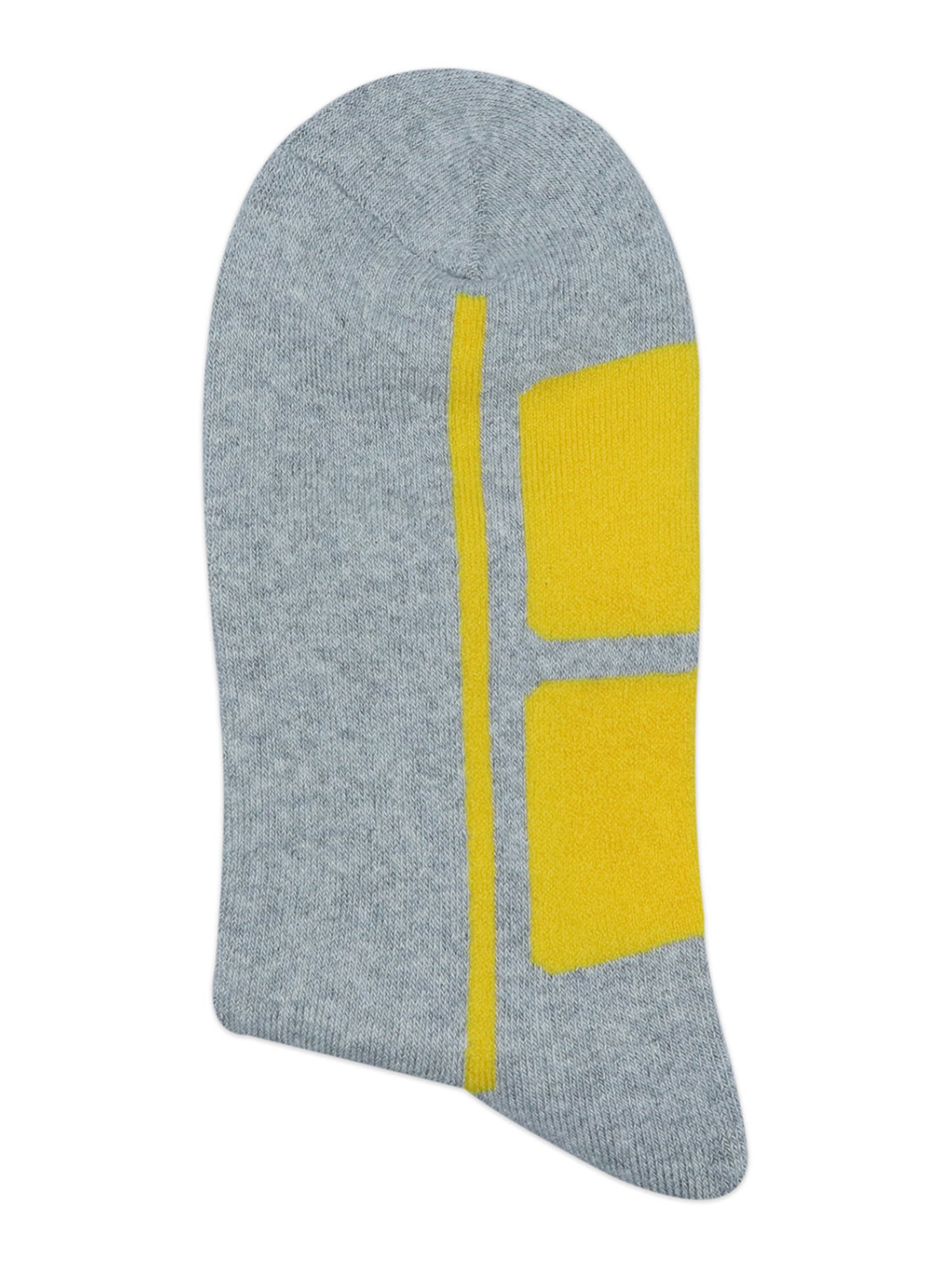 BALENZIA Cotton Colour Block Cushioned High Ankle Sports Socks (Pack Of 5)