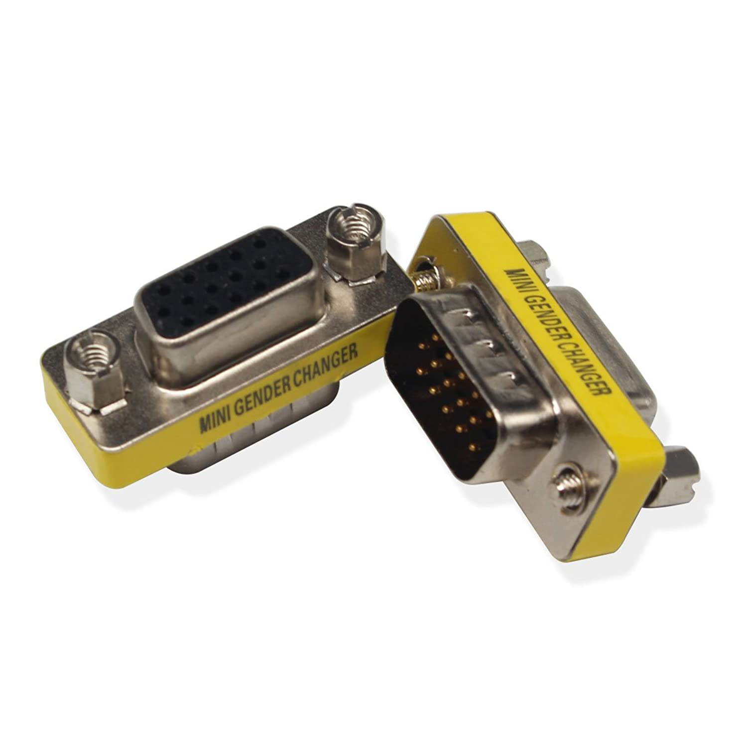 VGA Male to Female Connector Coupler Pack of 3