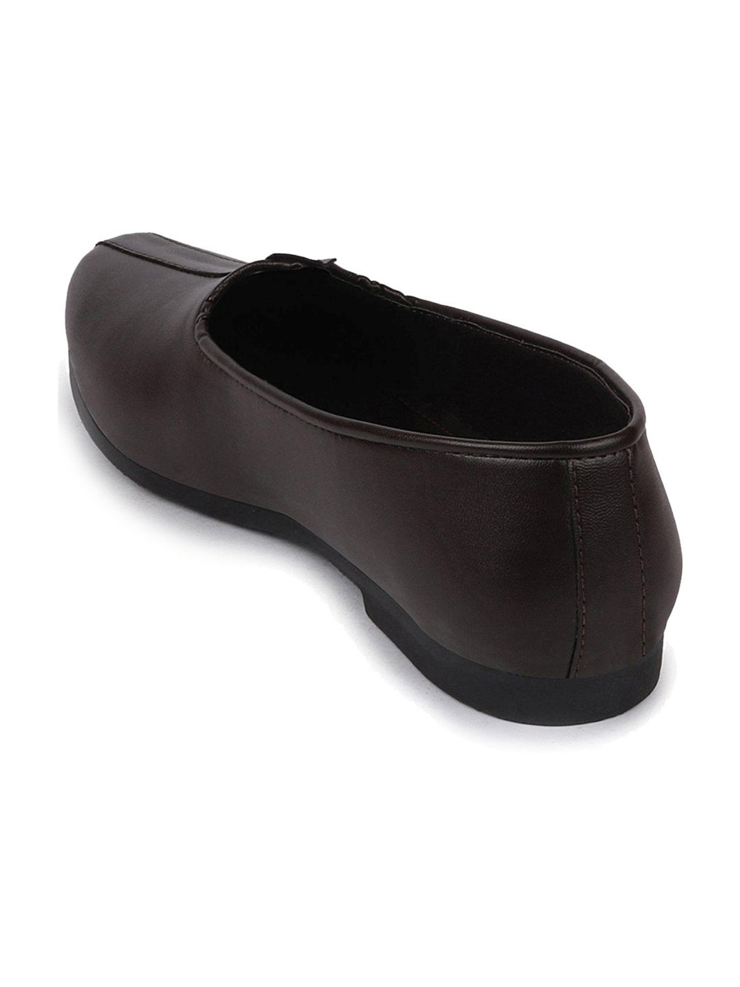 Walkway Men's Black Ethnic Juttis