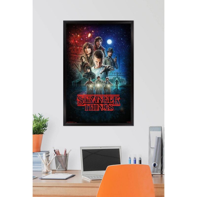 Stranger Things - One Sheet Framed Poster Trends International