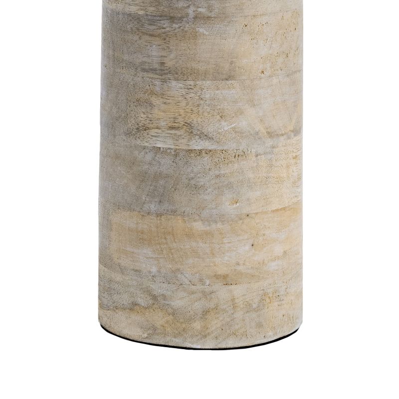 nuLOOM Berry 21" Wood Table Lamp Lighting - Natural 20.5" H x 12" W x 12" D