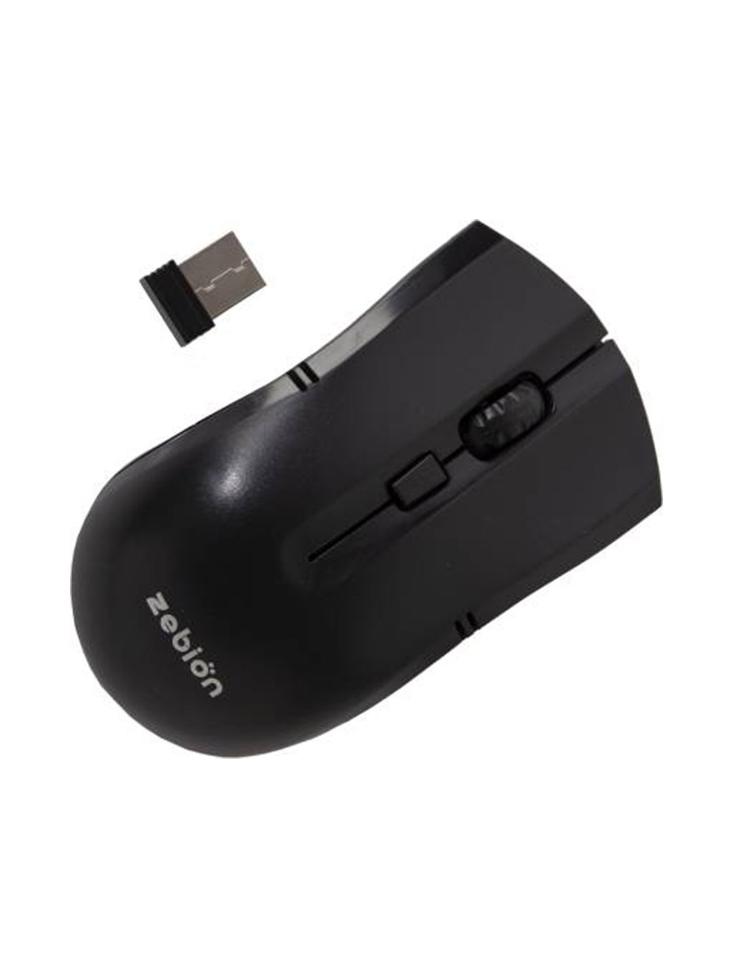 Zebion Candy Wireless Optical Mouse 2.4Ghz Wireless - Black