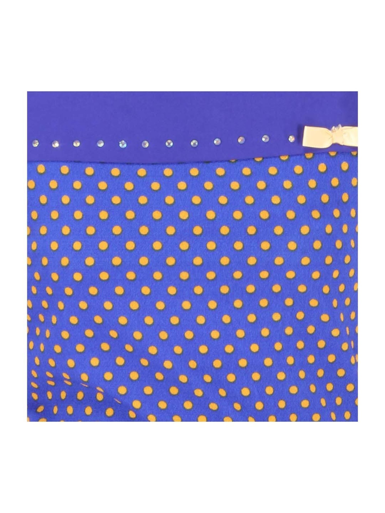 Cutecumber Kids Blue Printed Dress