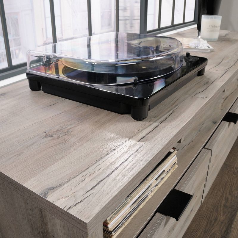 Linden Market Entertainment Credenza Split Oak - Sauder