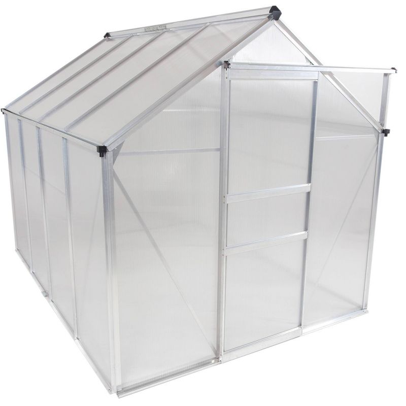 Lean-To Aluminum Greenhouse Clear - OGrow
