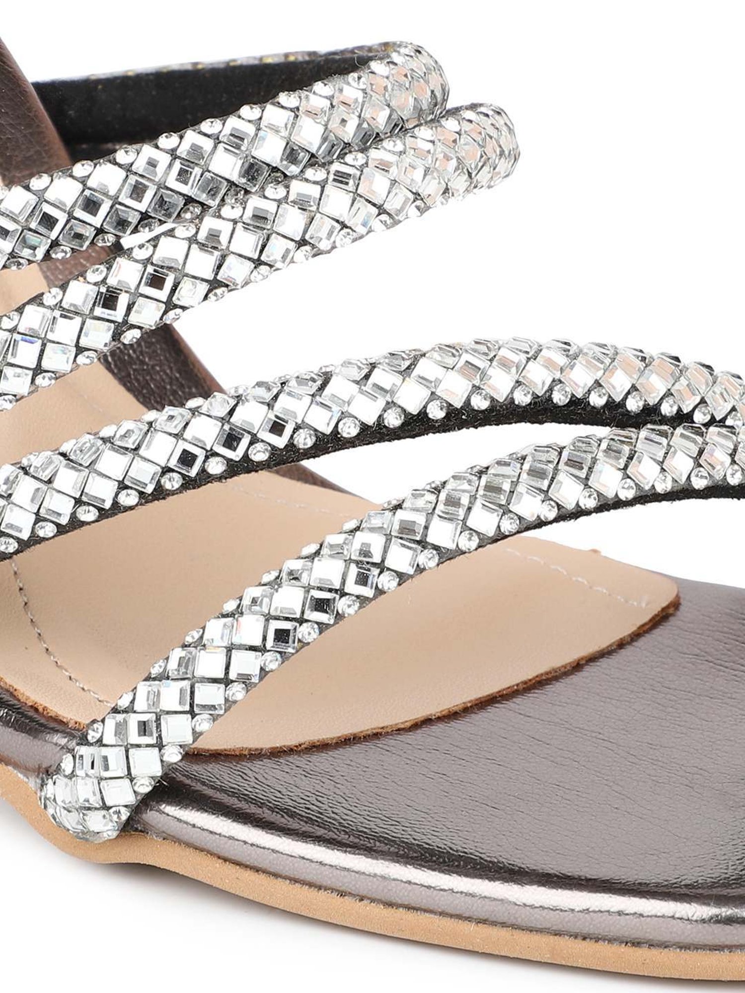 Inc.5 Women's Gun Metal Casual Sandals
