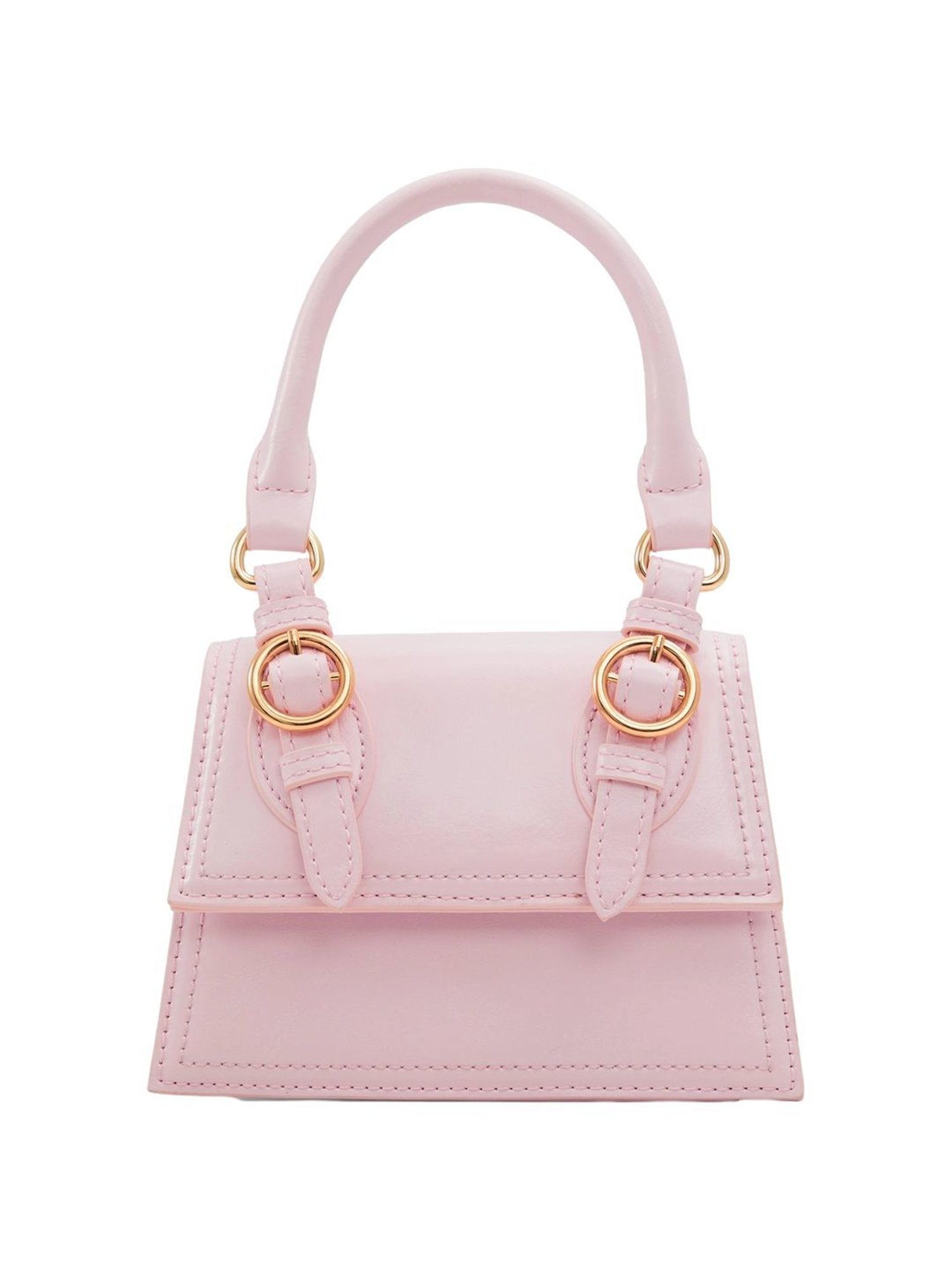 Call It Spring Pink Solid Small Handbag