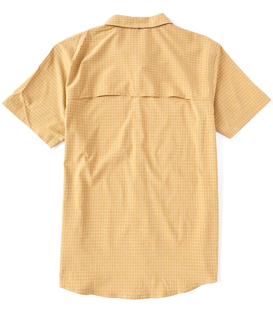 prAna Garvan Performance Stretch Short-Sleeve Woven Shirt