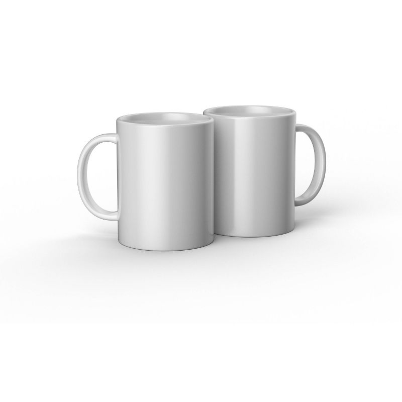 Cricut 2ct 15oz Ceramic Mugs - White