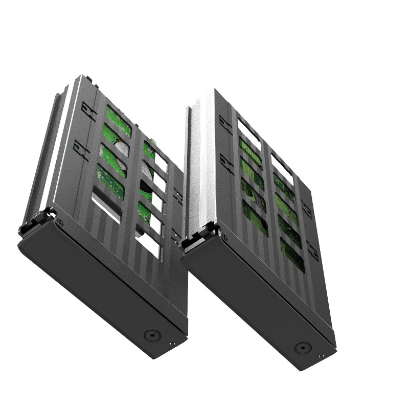 MAIWO K4FU3SR Disk Array Box All-Aluminum 4 Bays External 2.5/3.5 Inch Serial Mechanical Solid State Hard Drive Storage Data Cabinet Hard Drive Box Black 0Tb Without Hard Drive