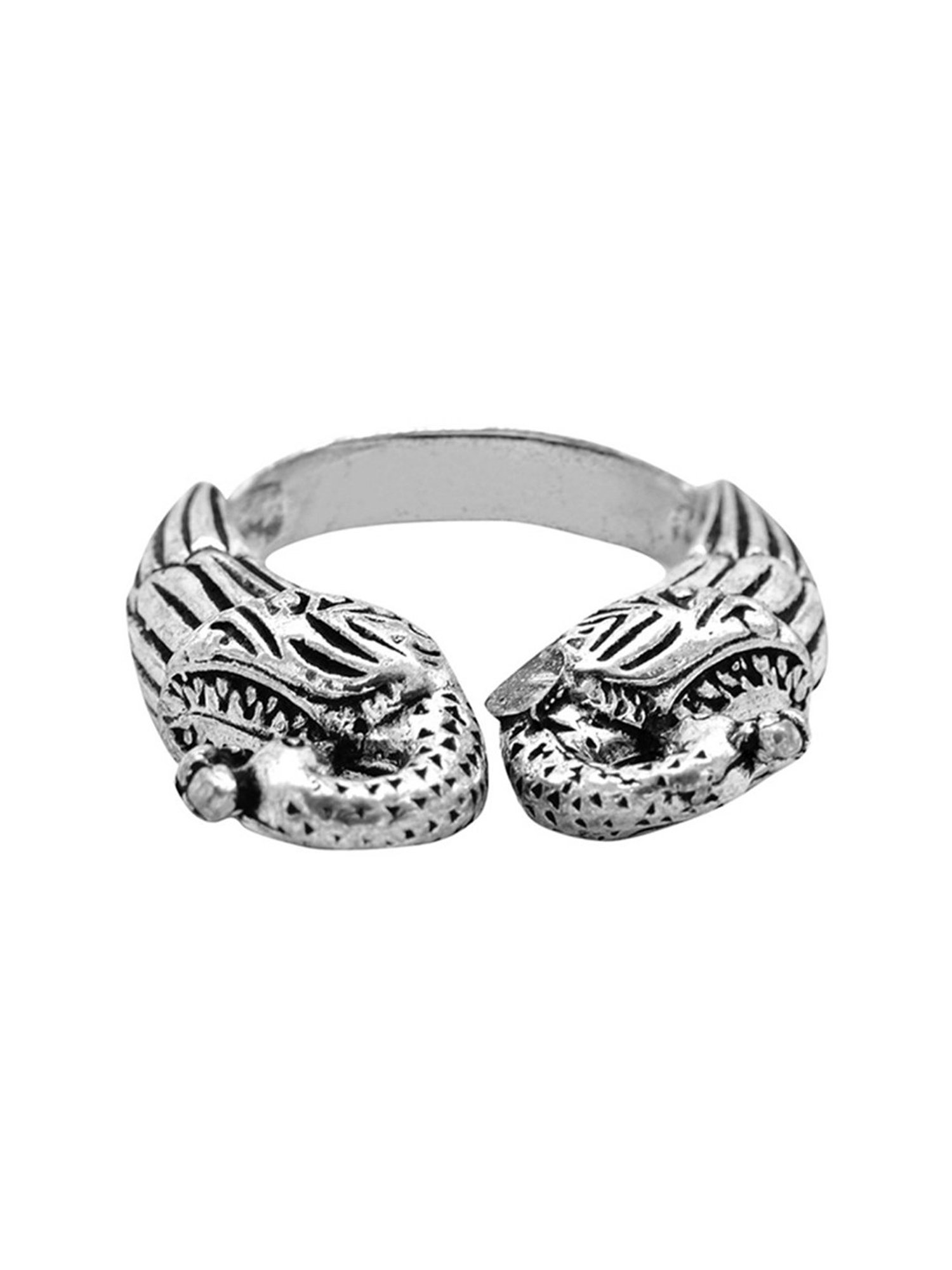 Teejh Pitara Collection Padmaja Silver Oxidized Jewellery Set