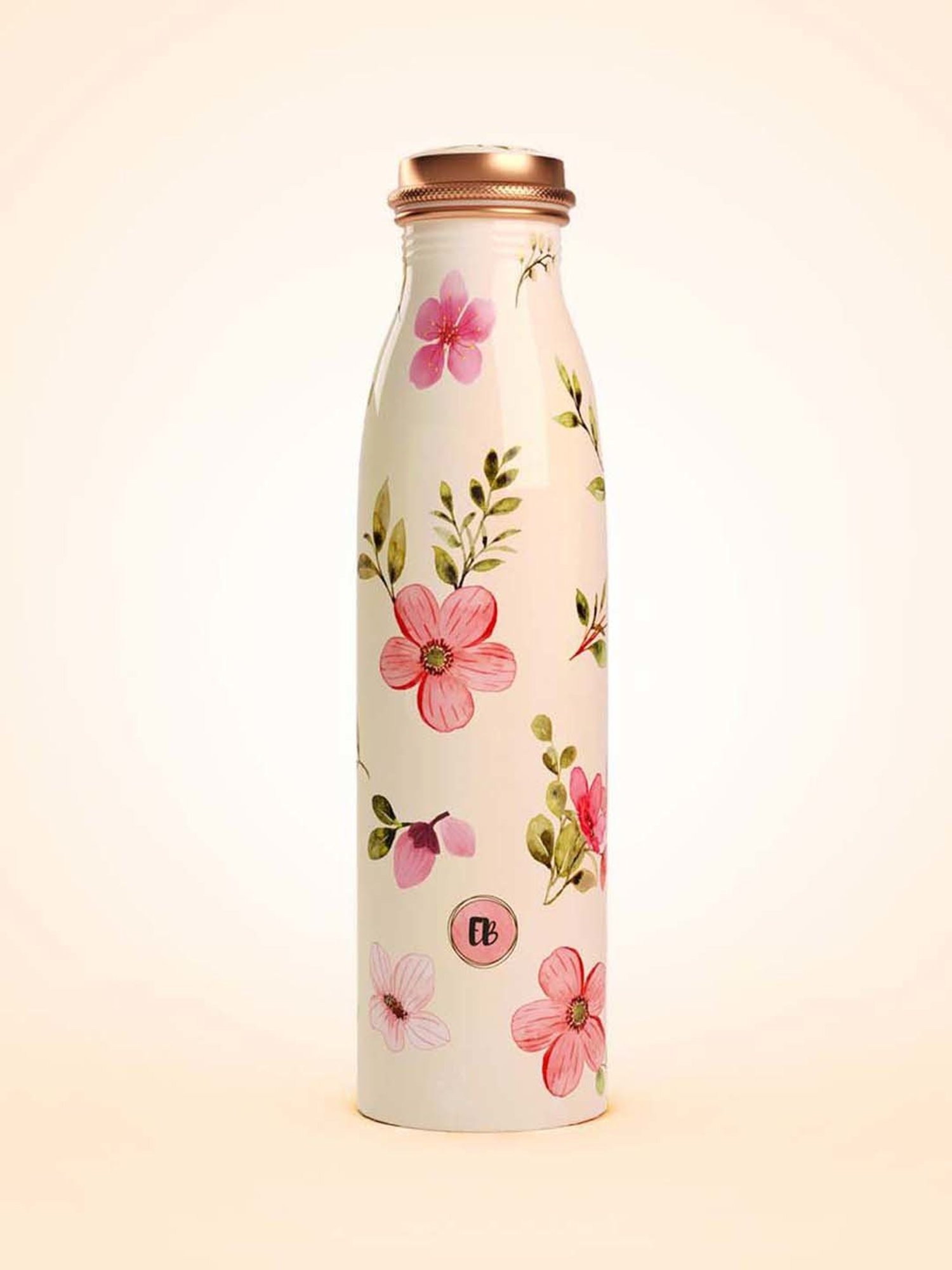 Everything Beautiful Cream Copper Water Bottle - Seamless (0.95 L)