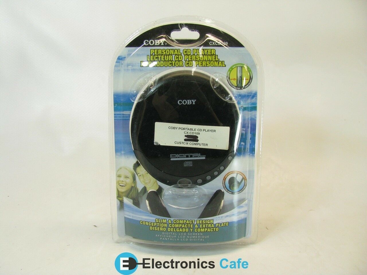 Portable CD Player HOTT Walkman CD Player LCD Display Anti-Skip Protection Shockproof Function Only Support 5 Formats CD CD-R CD-RW MP3 CD-DA WMA Audio Files Silver