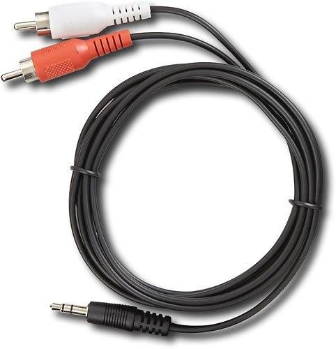 Dynex DX-C101671 - Audio cable - mini-phone stereo 3.5 mm (M) - RCA (M) - 6 ft