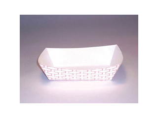 Boardwalk Paper Food Baskets 2.5lb Capacity Red/White 500/Carton 30LAG250