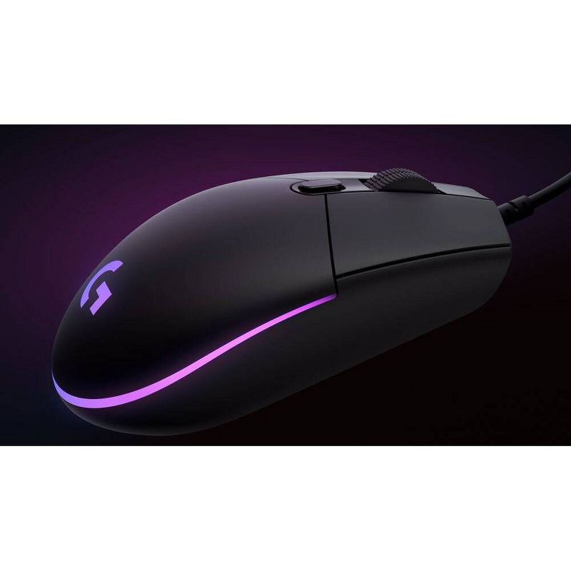 Logitech G203 Gaming Mouse - Black (910-005790)
