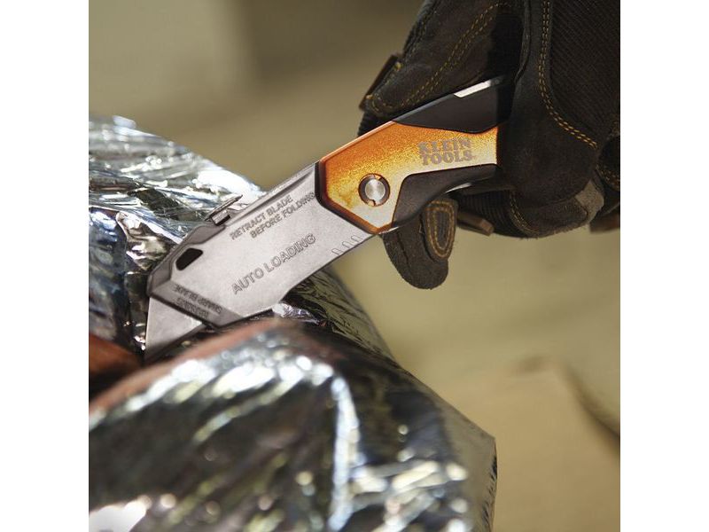 KLEIN TOOLS 44130 Folding Utility Knife, Retractable, Utility, General Purpose,