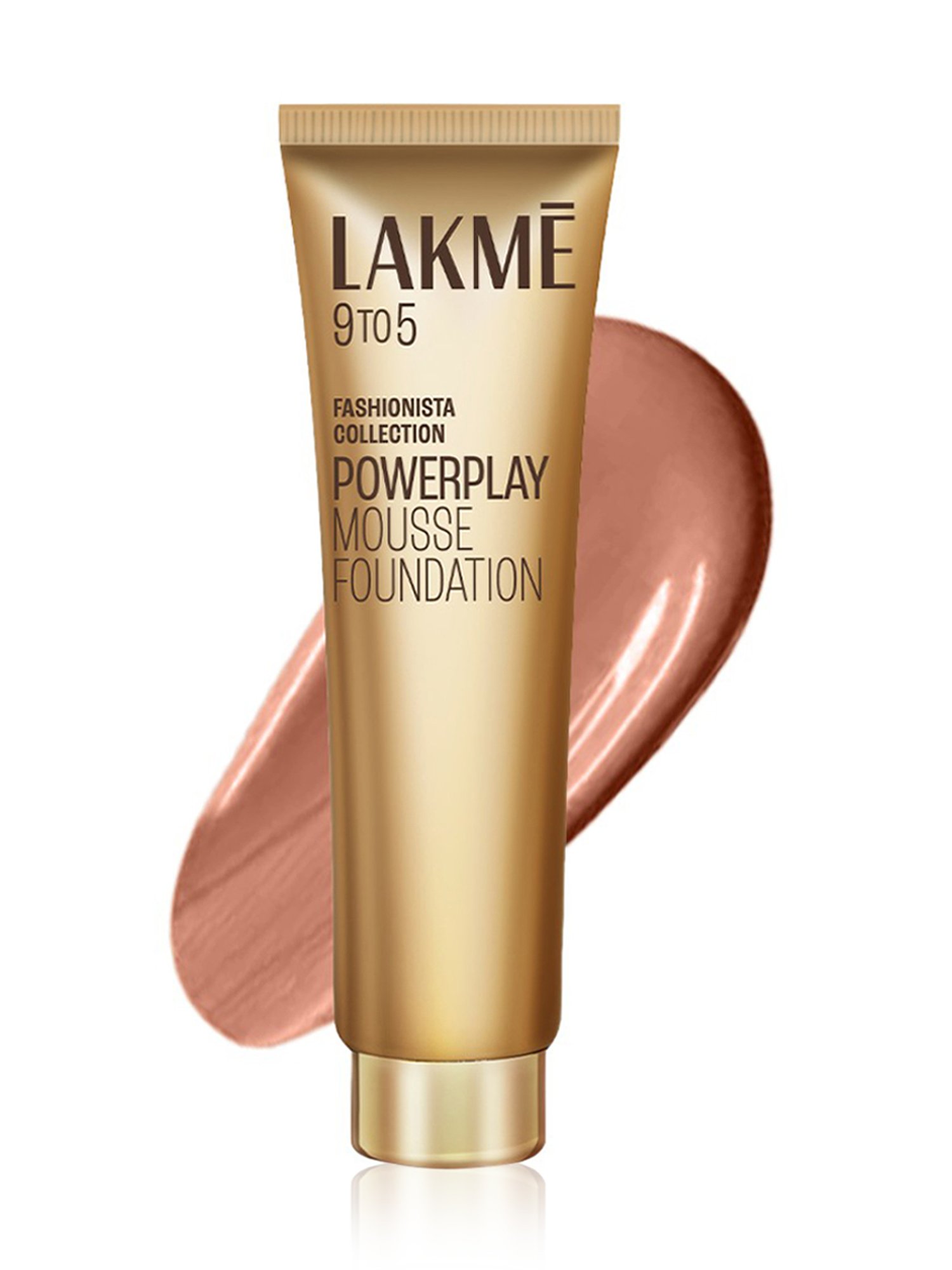 Lakme 9To5 Powerplay Mousse Foundation Rose Honey - 25 gm