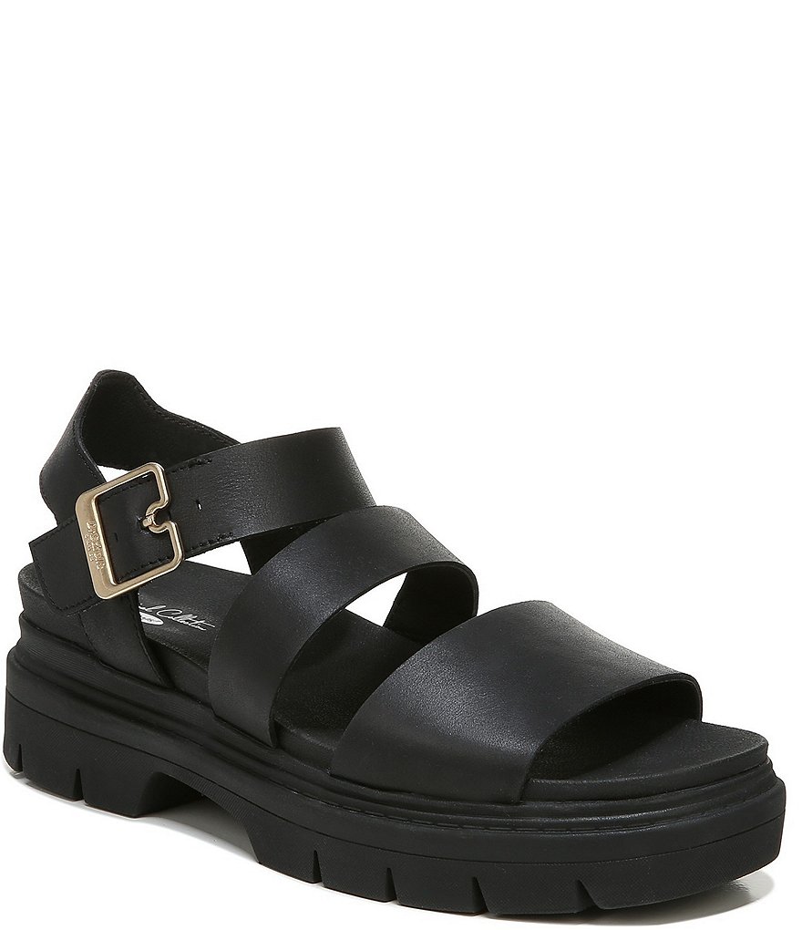 Original Collection by Dr. Scholl's Trekkie Leather Platform Sandals