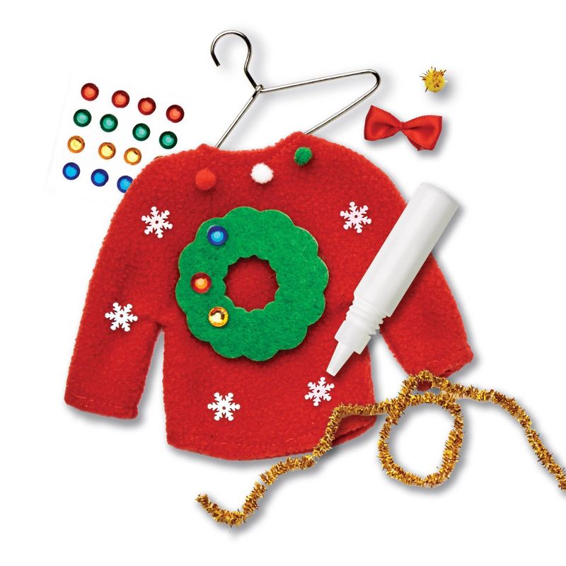 Creativity for Kids Holiday Sweater Ornaments Kit