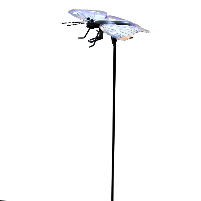 Home & Garden 30.0" Butterfly Purple Emperor Stake Yard Decor Regal Art & Gift  -  Decorative Garden Stakes