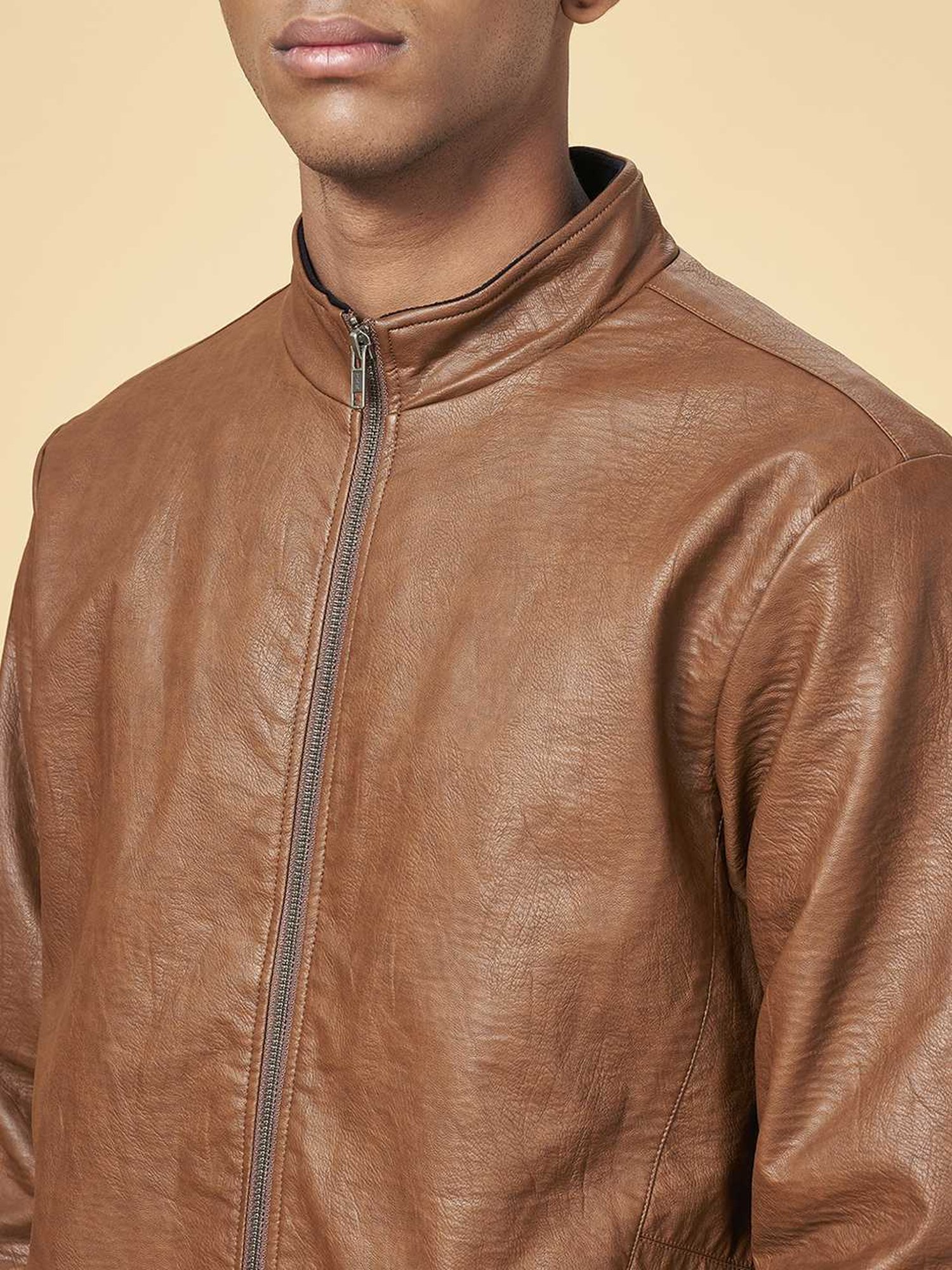 Urban Ranger by Pantaloons Tan Regular Fit Jacket