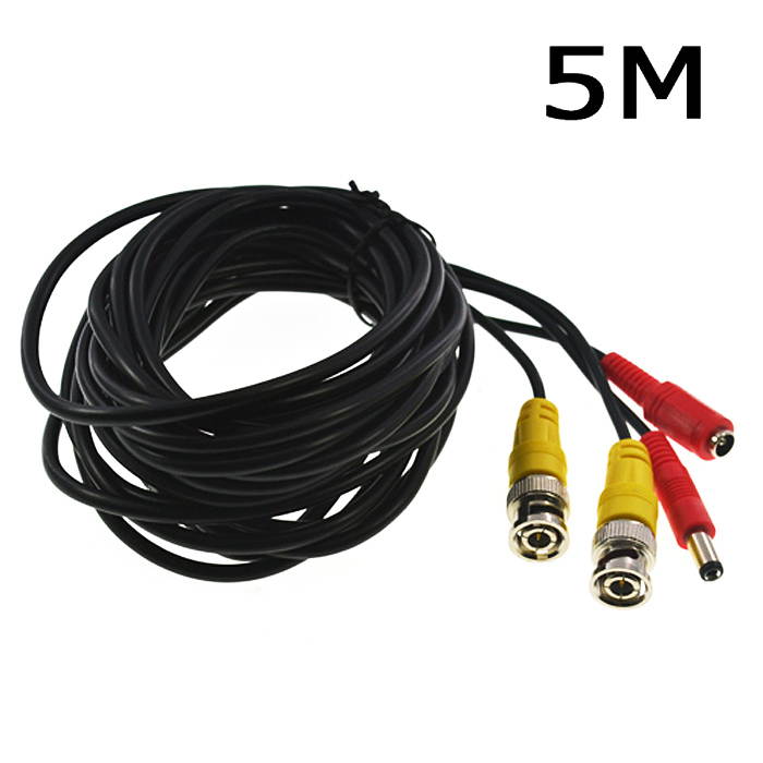 iKKEGOL 5M 16ft BNC Video DC Power Extension Cable for CCTV Camera DVR
