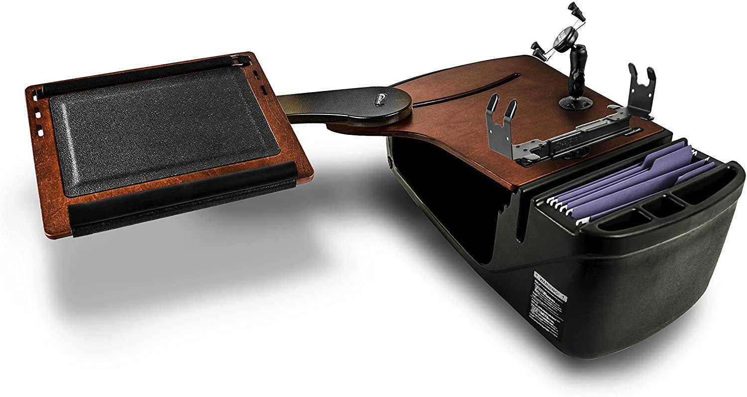 AutoExec AUE18031 AutoExec AUE18031 Reach Desk Back Seat Car Desk Mahogany Finish with Phone Mount and Printer Stand
ReachDesk-03 BS Printer MAH