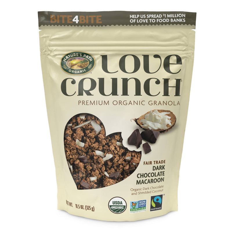 Love Crunch Dark Chocolate & Macaroon - 11.5oz
