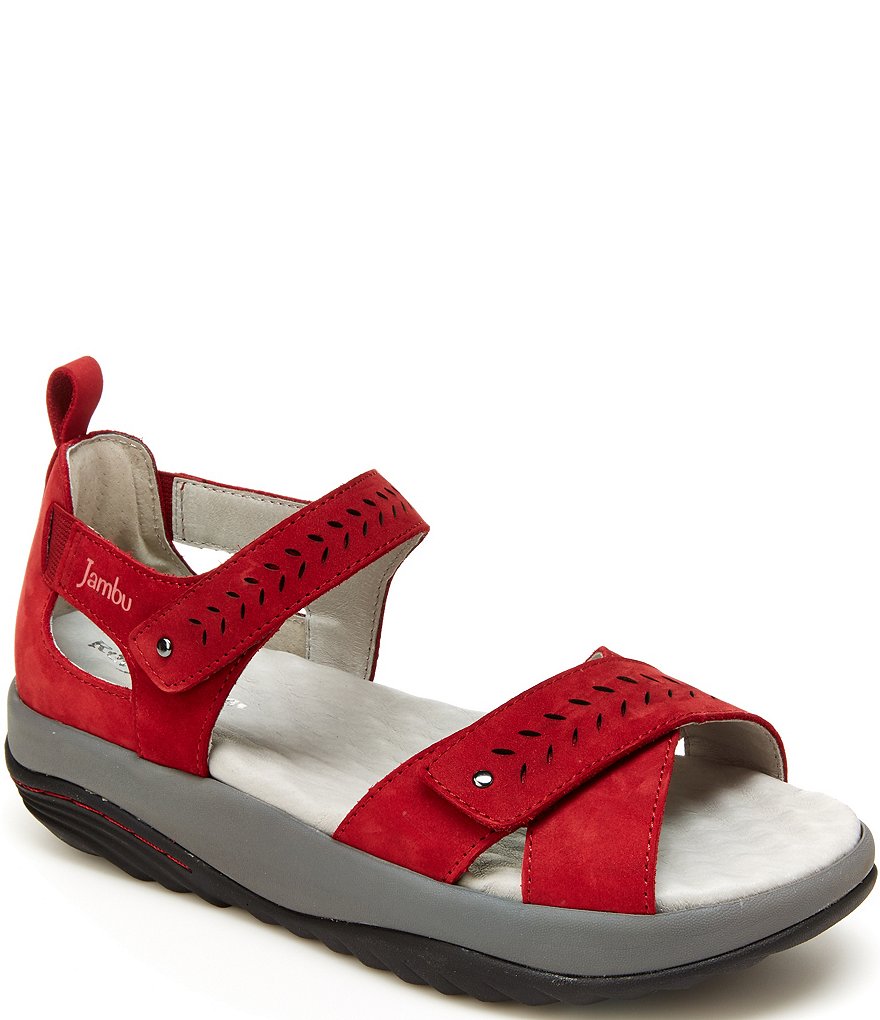 Jambu Sedona Suede Wedge Sandals