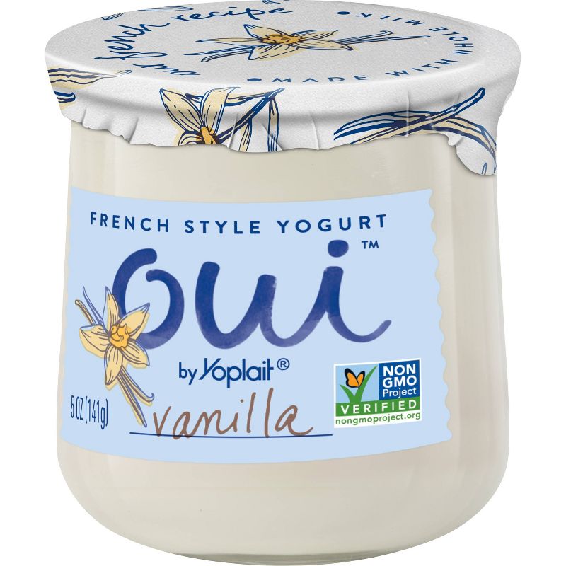 Oui by Yoplait Vanilla Flavored French Style Yogurt - 5oz