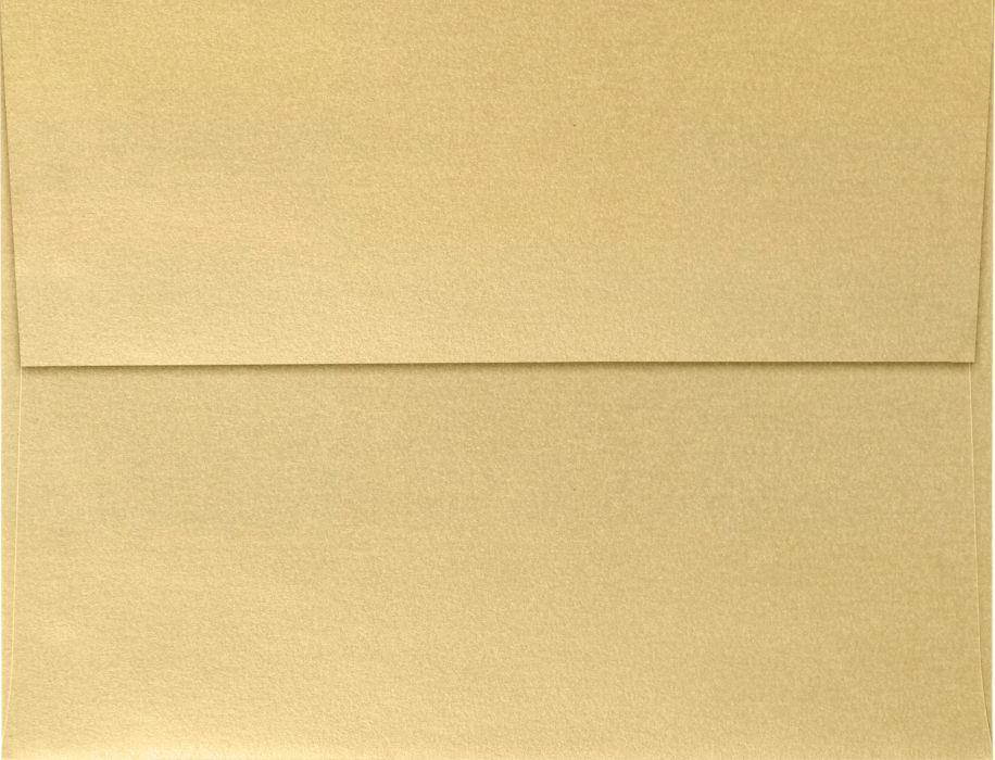 A4 Invitation Envelopes (4 1/4 x 6 1/4) - Blonde Metallic (500 Qty.)