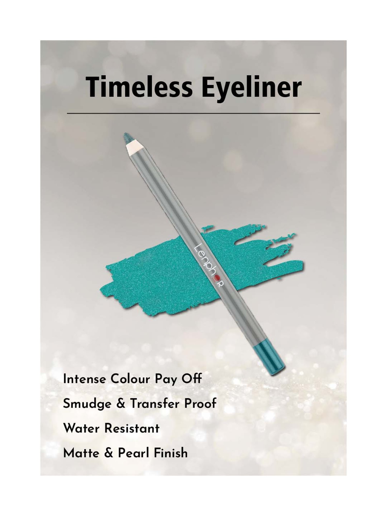 KINDED Liquid Eye Liner Golden Glaze & Greyish Silver Combo