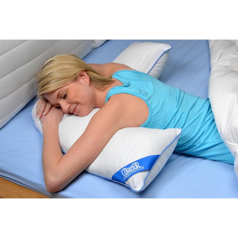 Contour Products L Shaped Pillow - White (Standard)