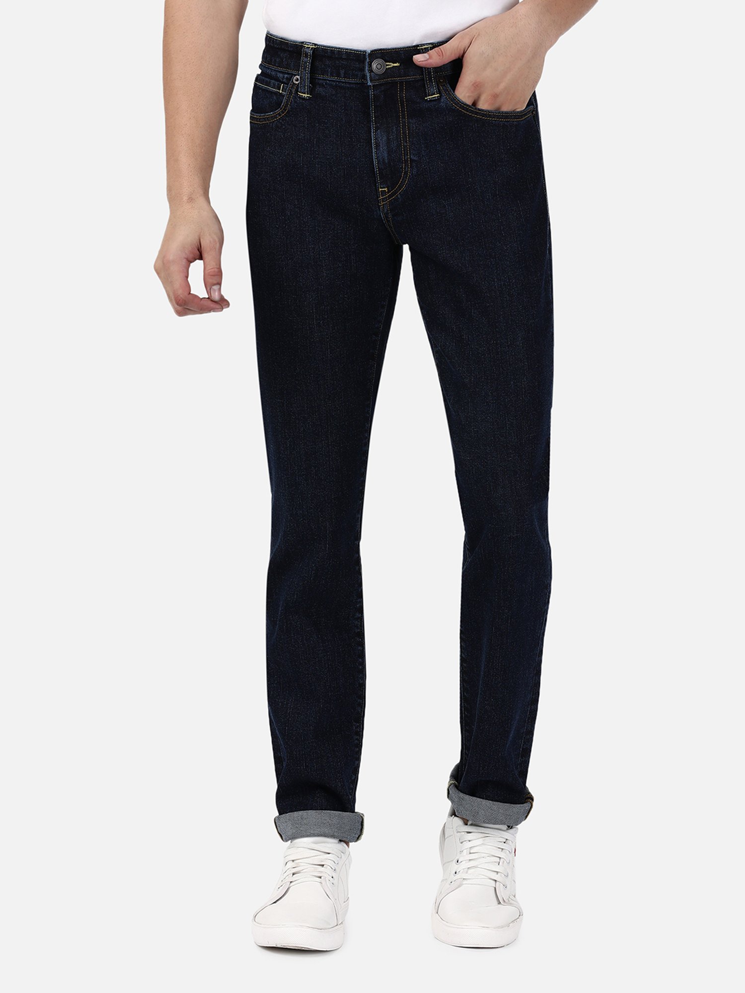 Passion Dark Blue Lightly Washed Jeans