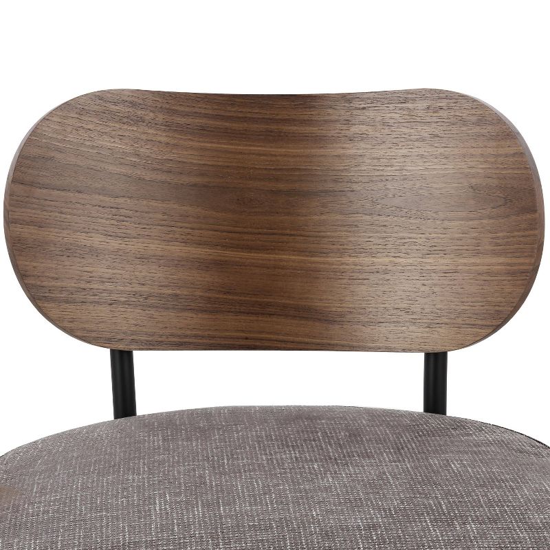 Fiona Mid Century Accent Chair Gray - Poly & Bark