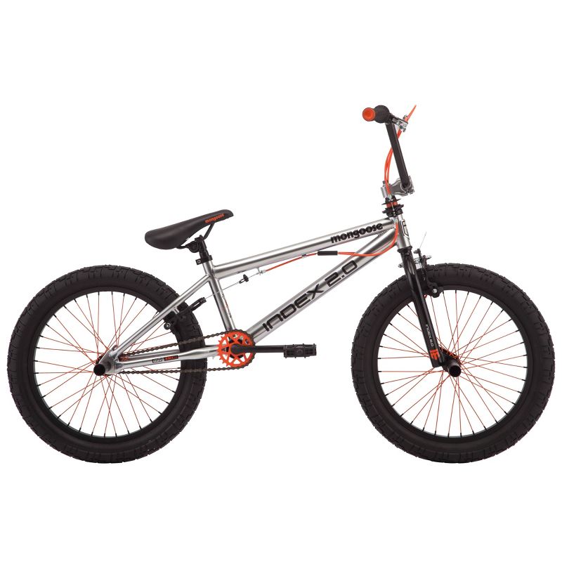 Mongoose Index 2.0 20" Freestyle Bike - Silver