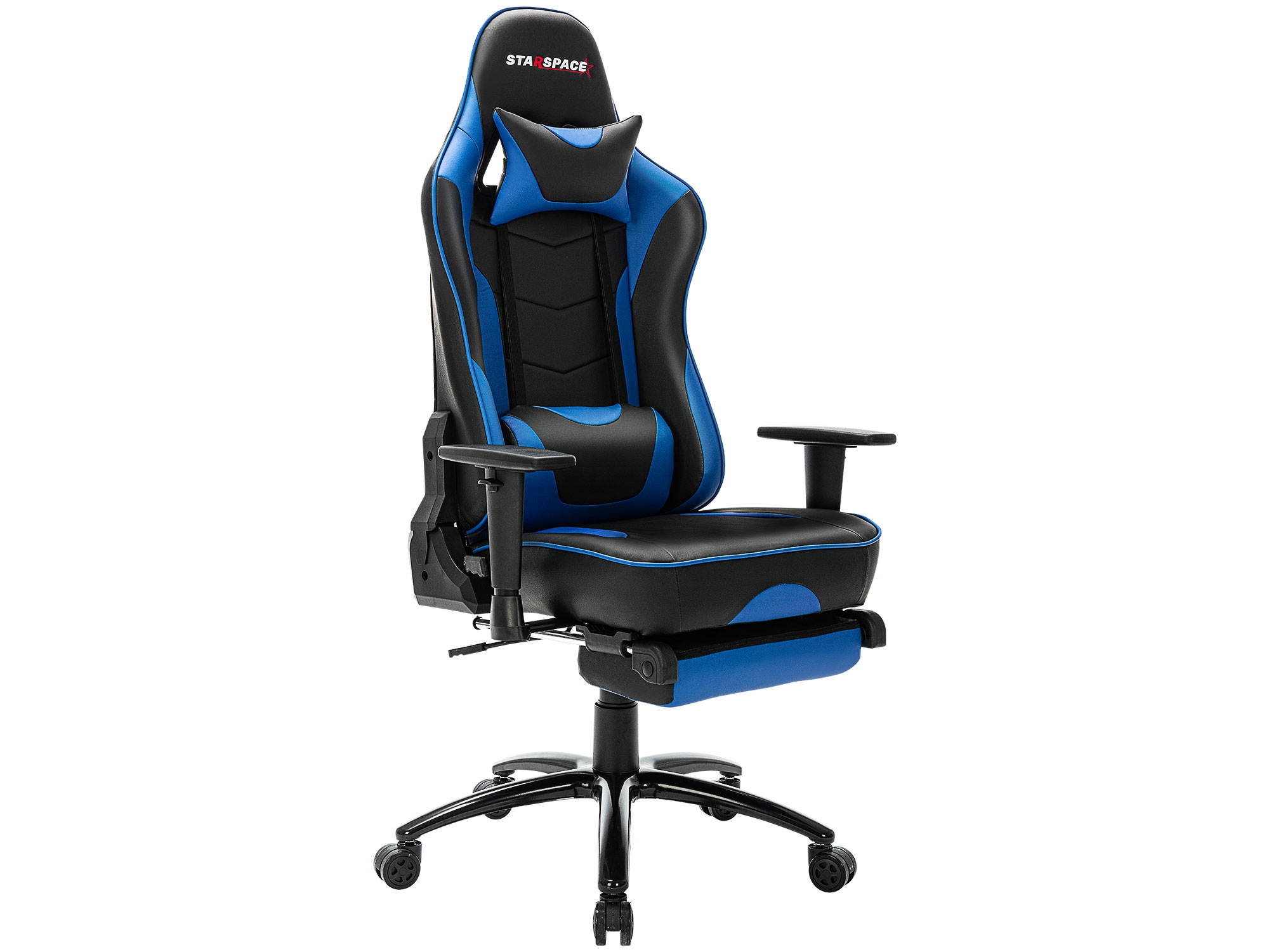 STARSPACE Adjustable Lumbar Support Footrest Gaming Chair with Racing Ergonomic Desk Chair