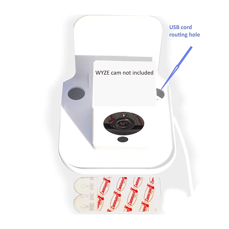 4" White Stick-On and Removable Shelf Including 2 Removable Adhesive Strips per Shelf