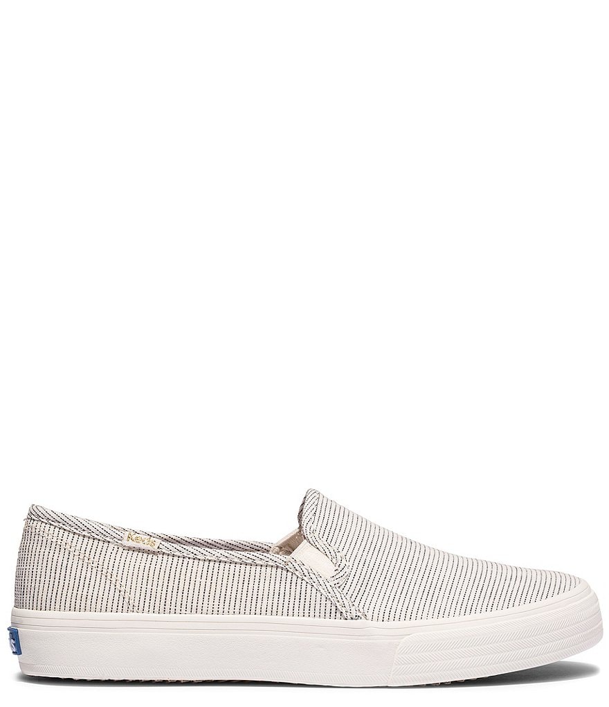 Keds Double Decker Ikat Stripe Canvas Slip-On Sneakers