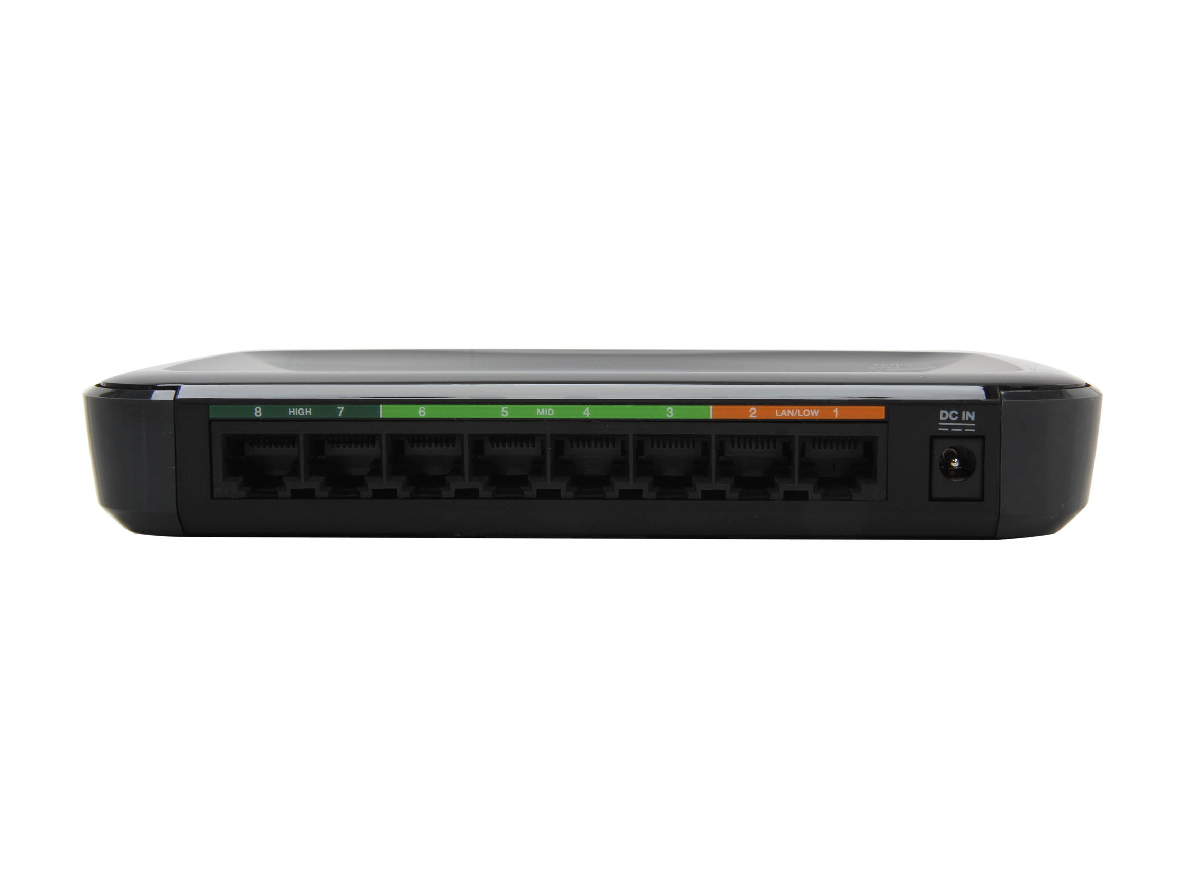 WD My Net WDBJVC0000NCH-NESN 8-port Gigabit Ethernet Switch