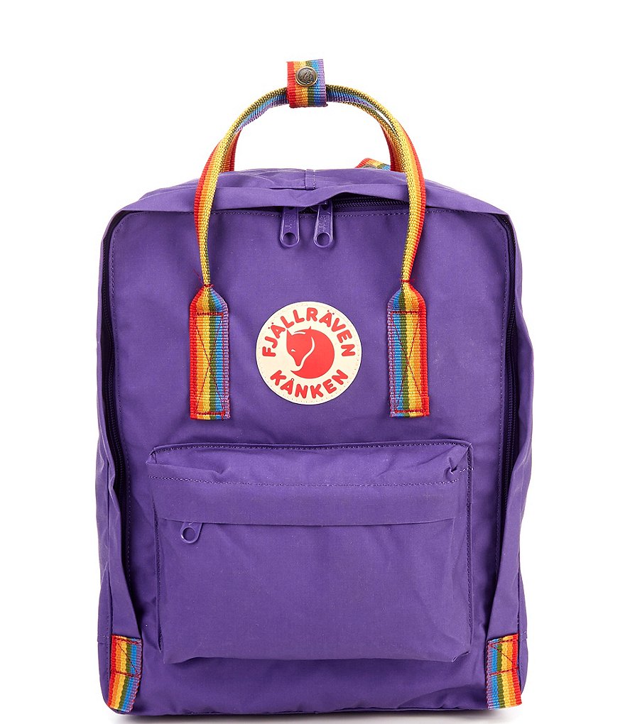 Fjallraven Kanken Rainbow Handle Backpack