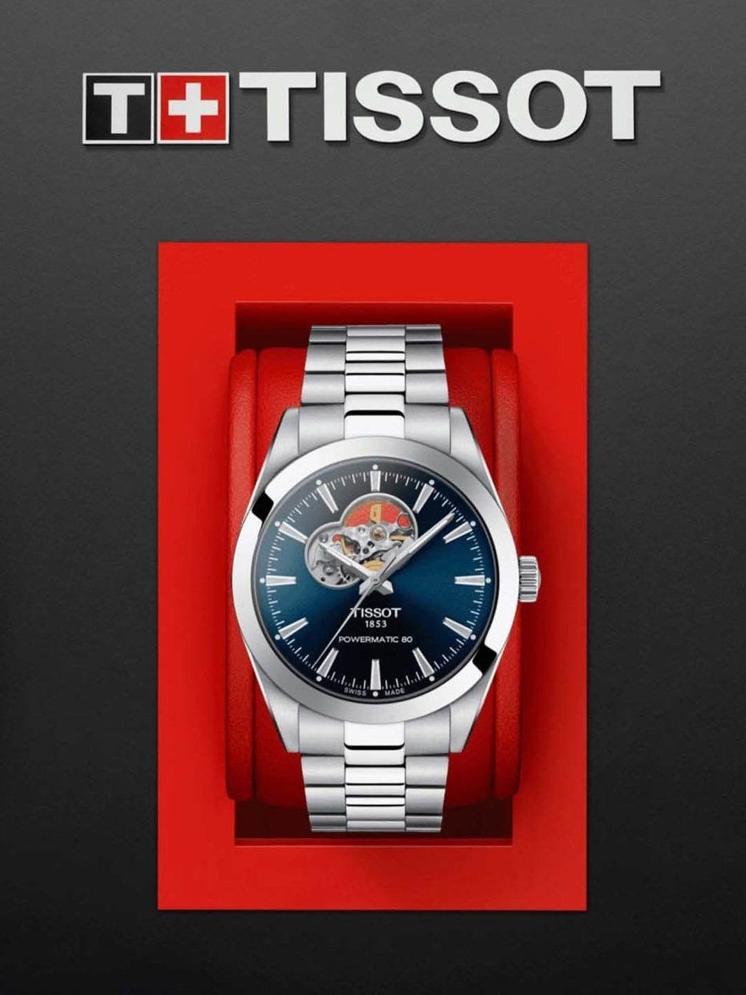 TISSOT T1274071104101 T-Classic Gentleman Powermatic Automatic Watch for Men