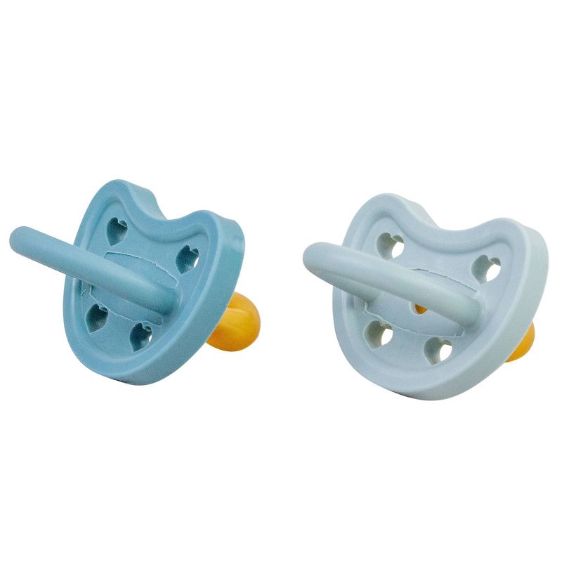 Bebe au Lait Natural 2pk Rubber Pacifier - Blue - 3-36 Months