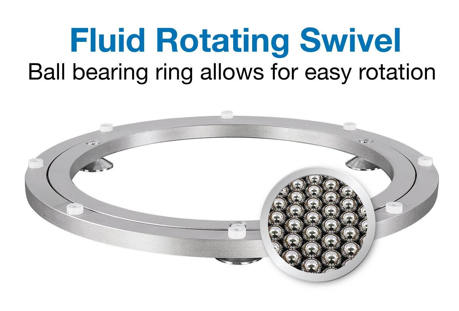 Mount-It! TV Turntable Stand Rotating Swivel TV Base | Fits 32-50 Inch TVs