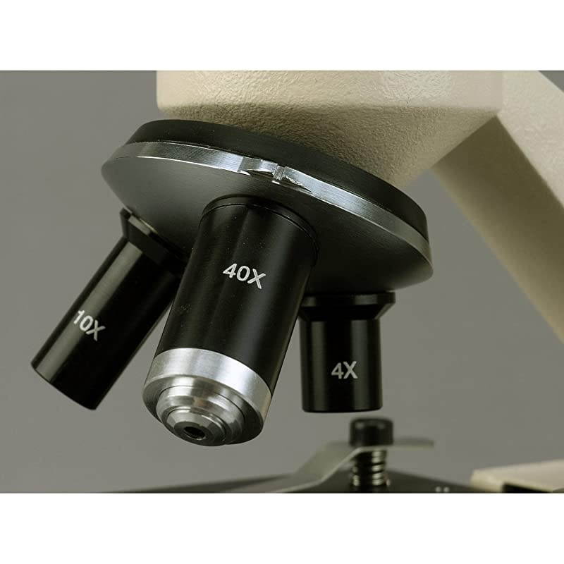 M100CLEDSP14 40X1000X Student Biological Field Microscope with LED Lighting and Slide Preparation Kit