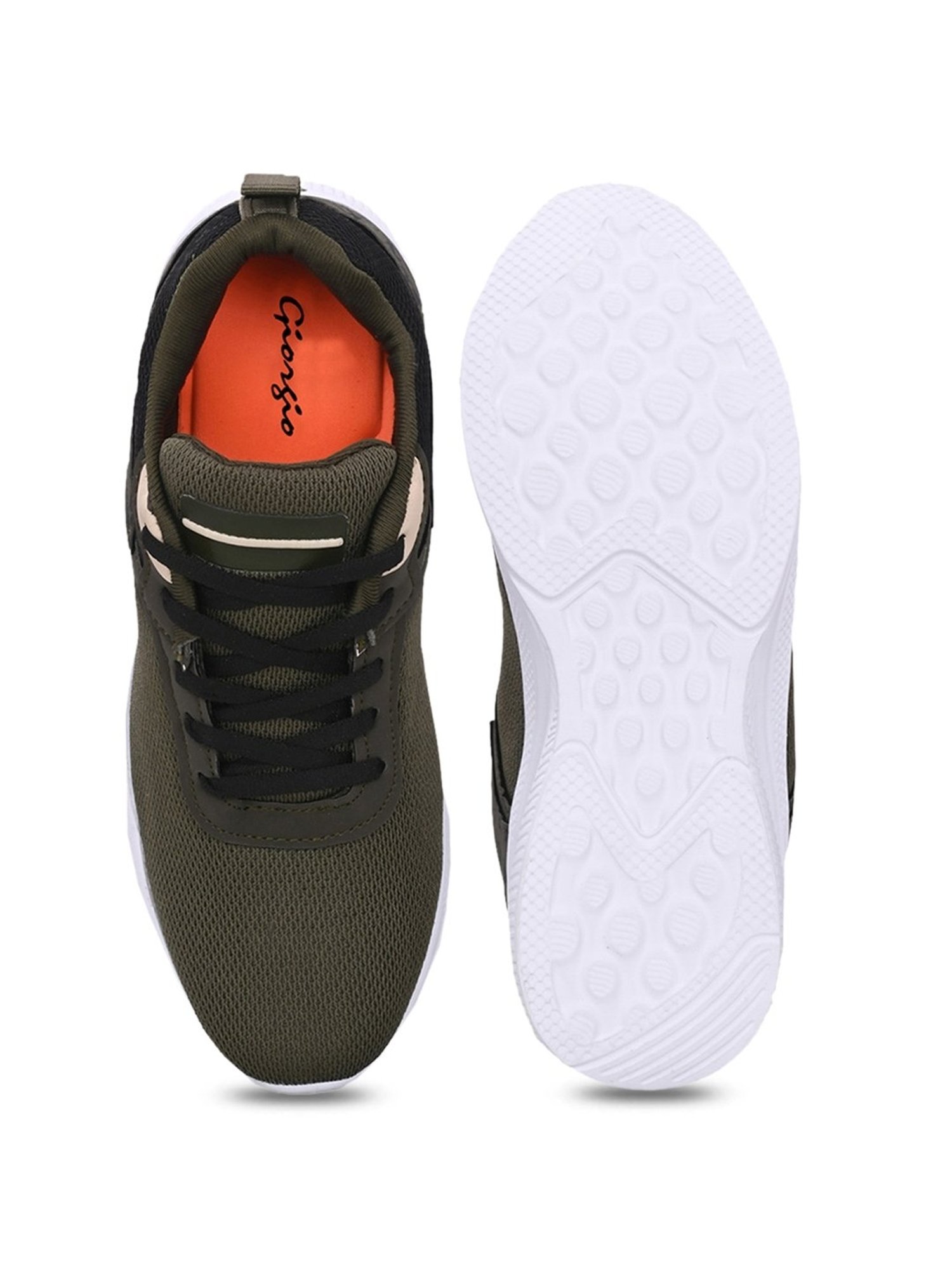 Giorgio Men's Olive Running Shoes