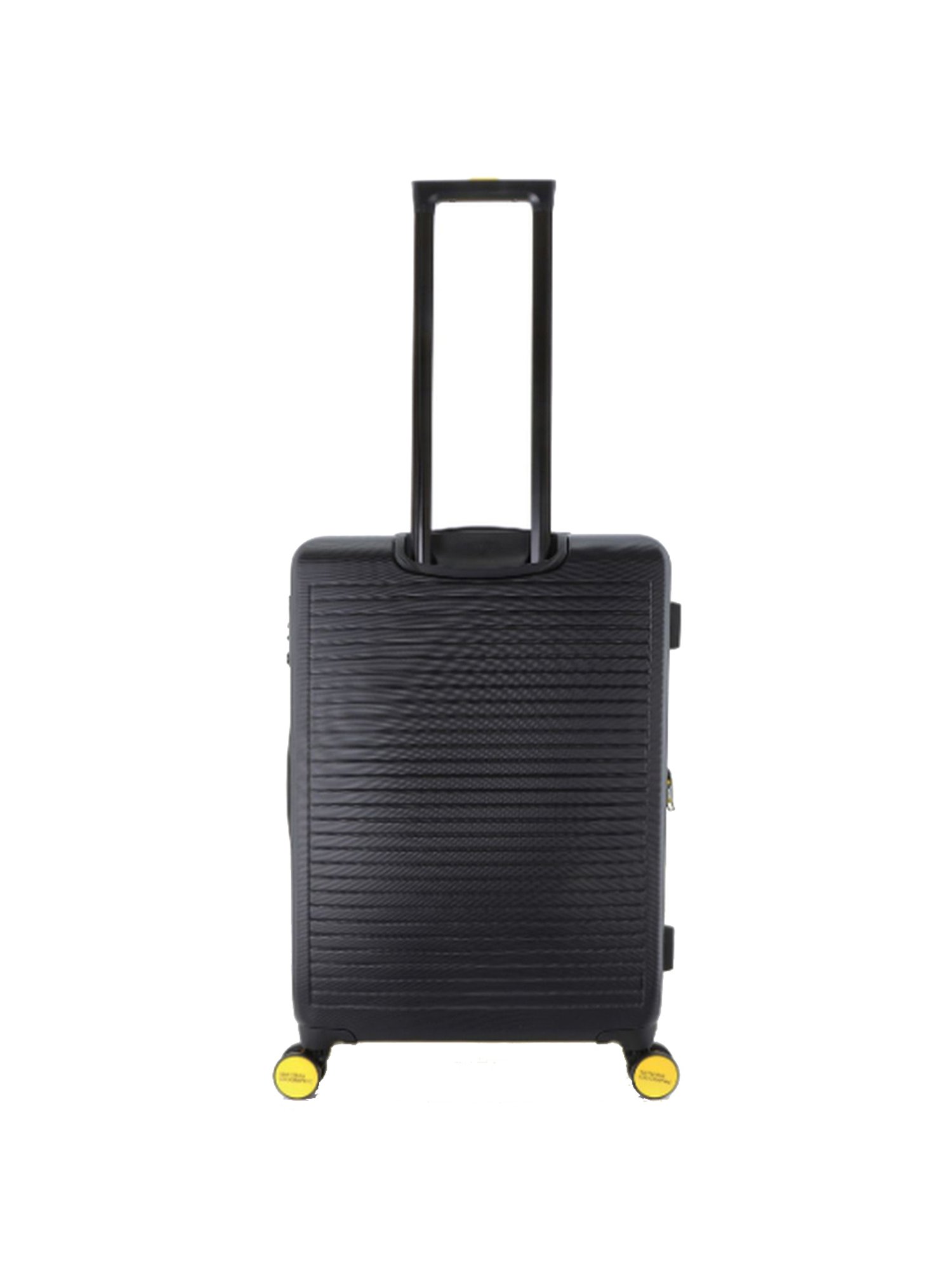 National Geographic Pulse Yellow & Black Medium Hard Check In Trolley - 24 Inch